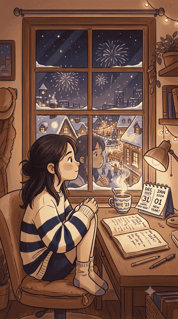 Year-end mental health journal reflecting on personal growth and future intentions - 356 journal prompts for mental health.