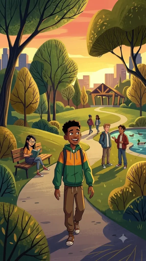 A teenager in a part - one of best gratitude examples for teens.