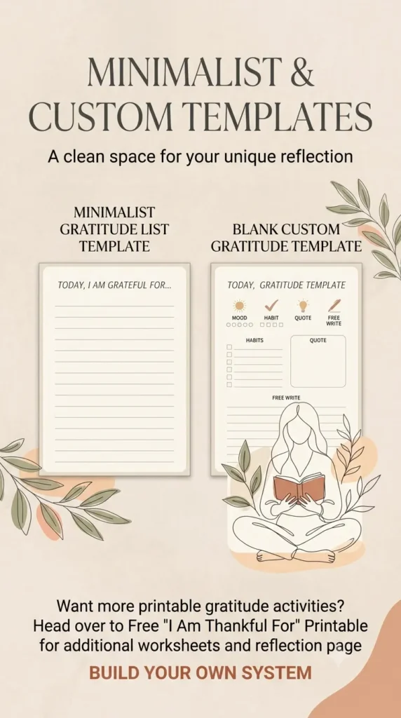 gratitude journal template