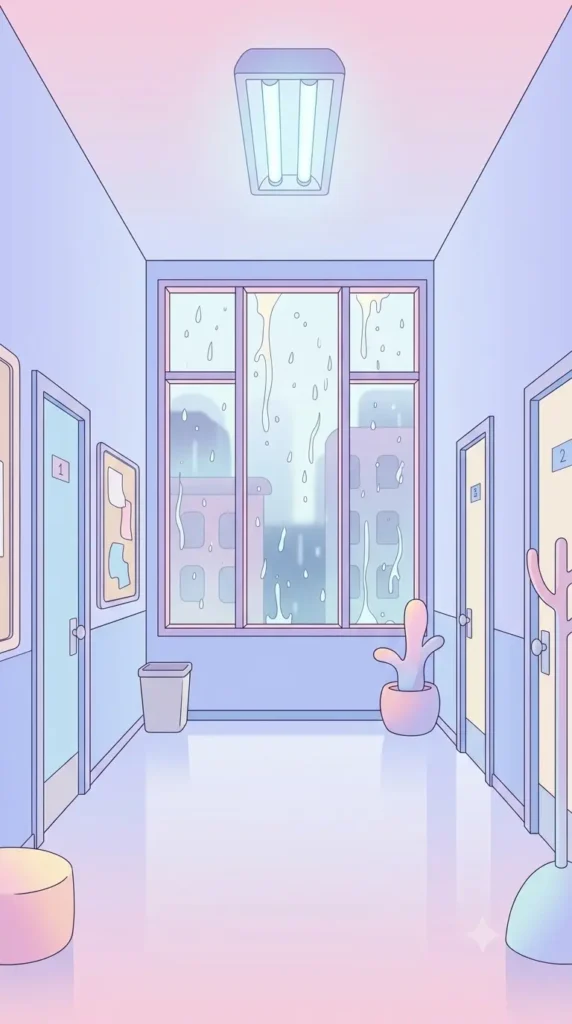 Rainy window view, a quiet unusual thing to be thankful for