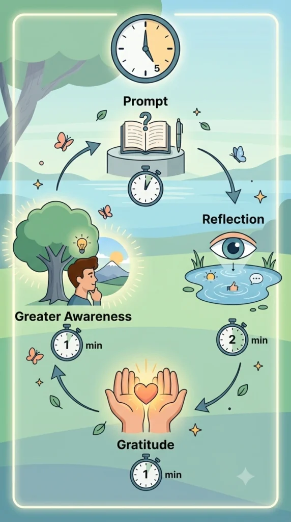 How a daily gratitude worksheet helps adults build a reflection habit