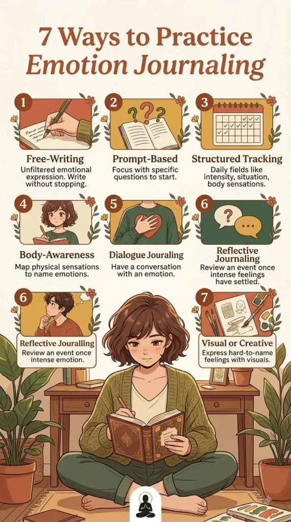 emotional journaling - emotions journal.