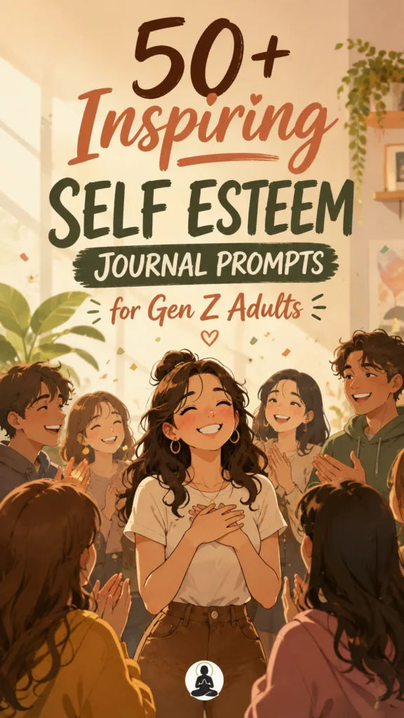 self esteem blog cover - self esteem journal prompts.
