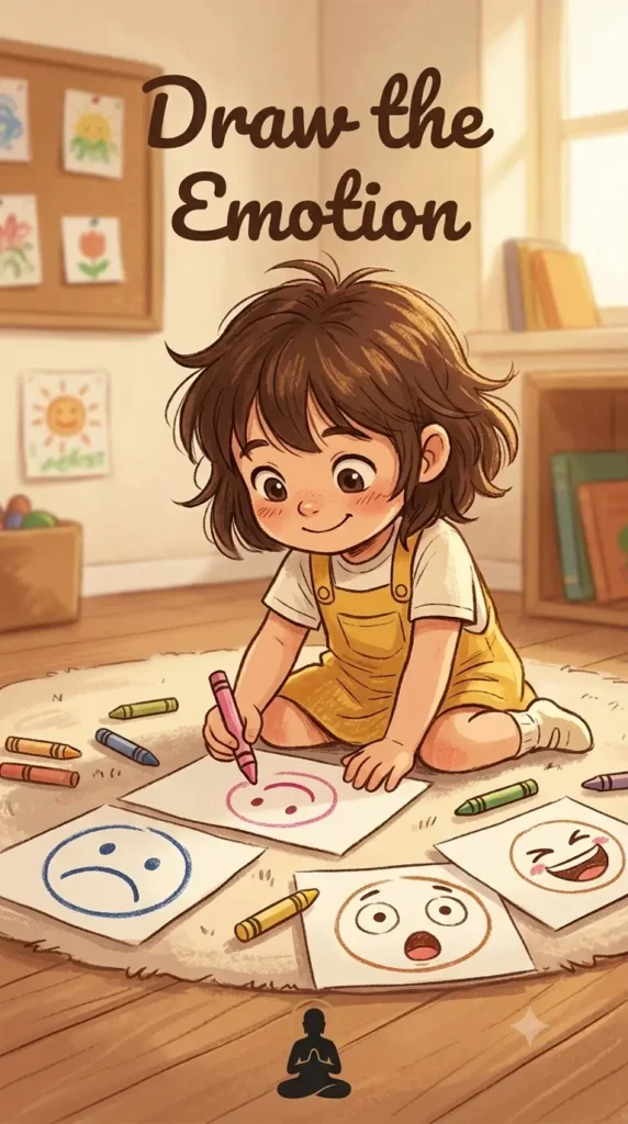 emotions worksheet preschool writing and drawing.
