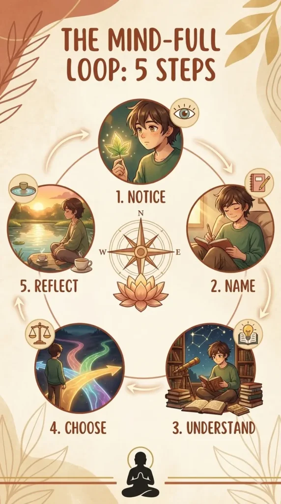 five-step journaling for emotional intelligence method.