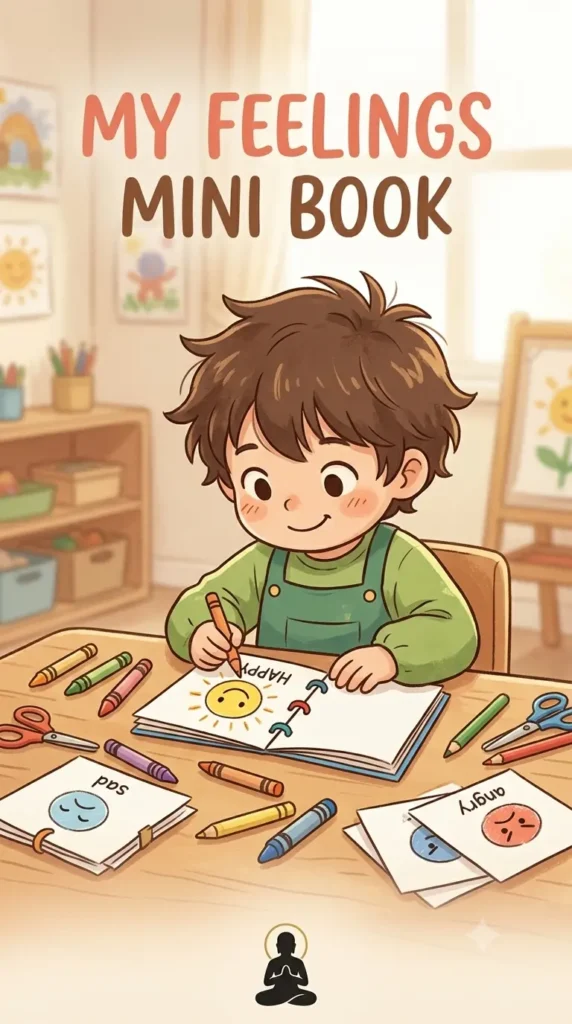 my feelings mini book emotions worksheet for preschoolers.