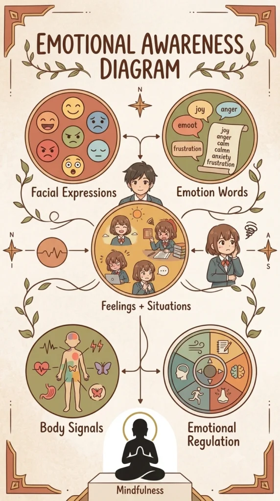 five skills preschoolers learn from emotions worksheets.