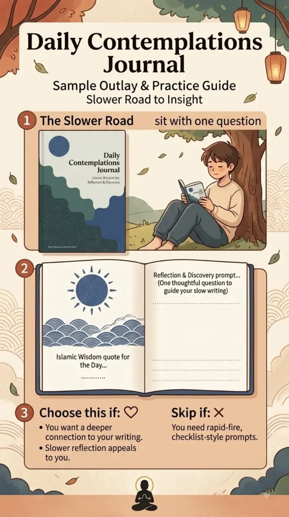 daily contemplations journal - guided journals for mental health.