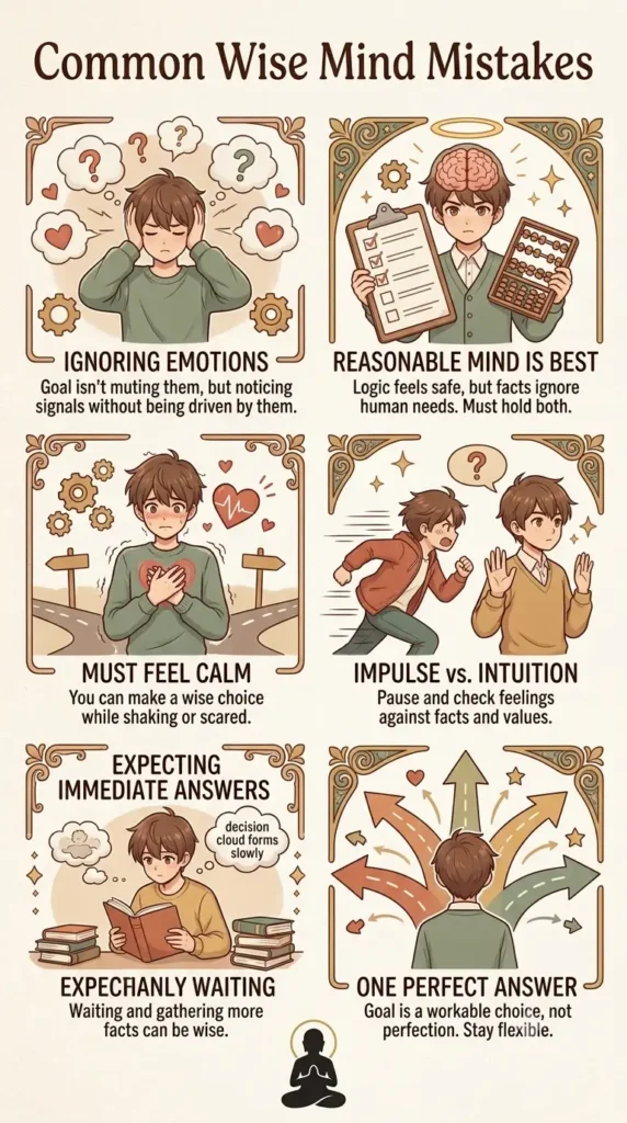 Common Wise Mind Mistakes - DBT Wise Mind.