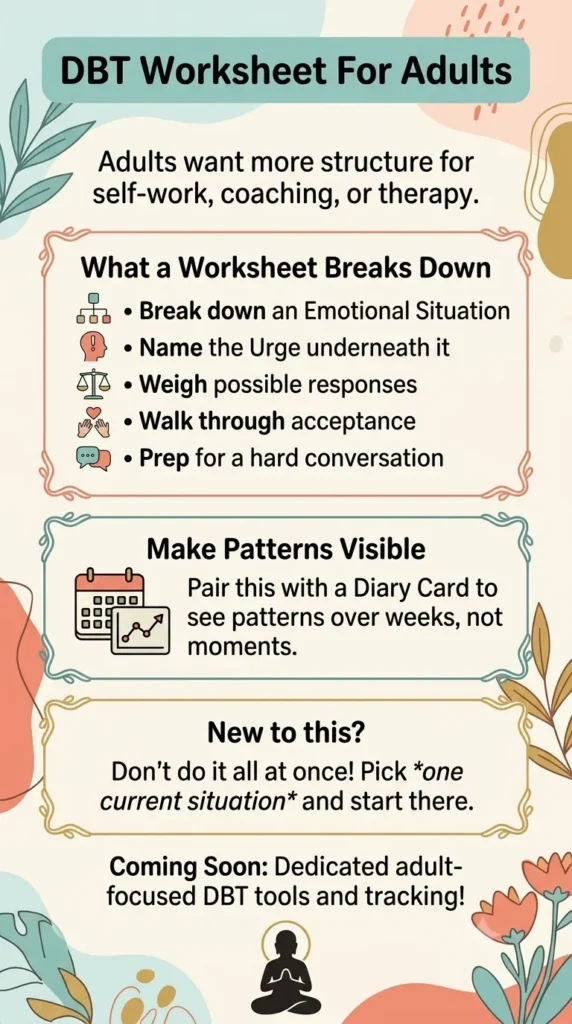 DBT skills worksheets for adults