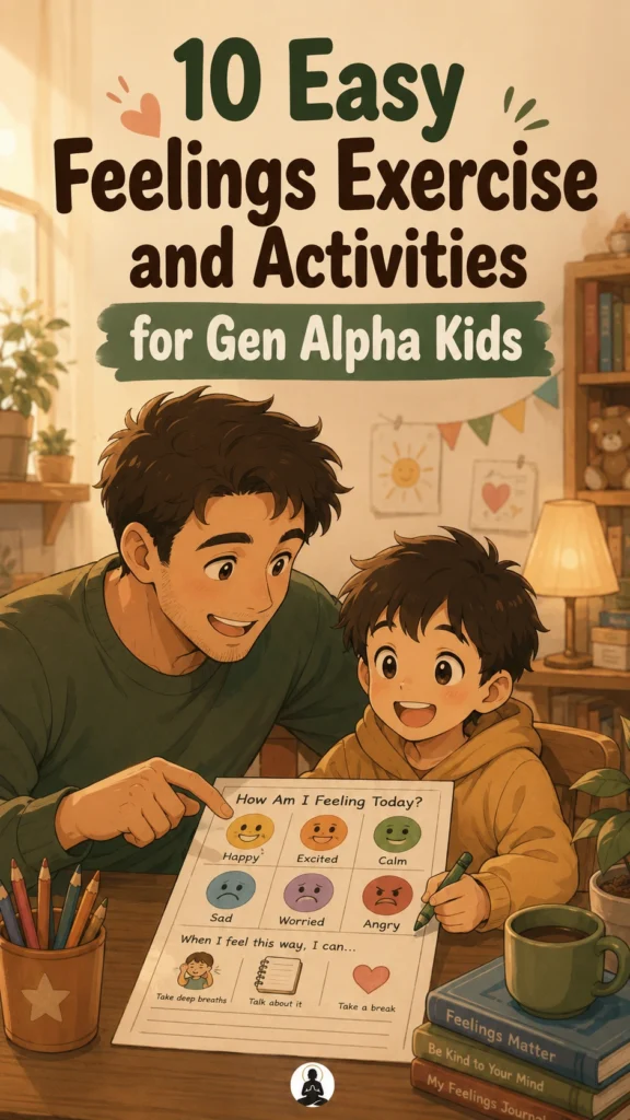Feelings exercise and activities blog cover.