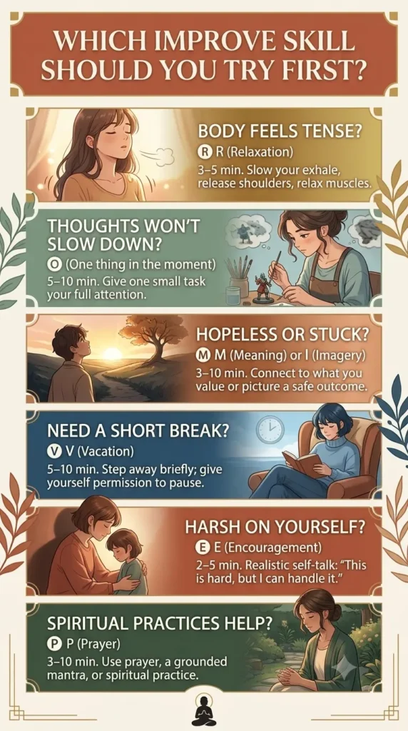 Which IMPROVE Skill Should You Try First?