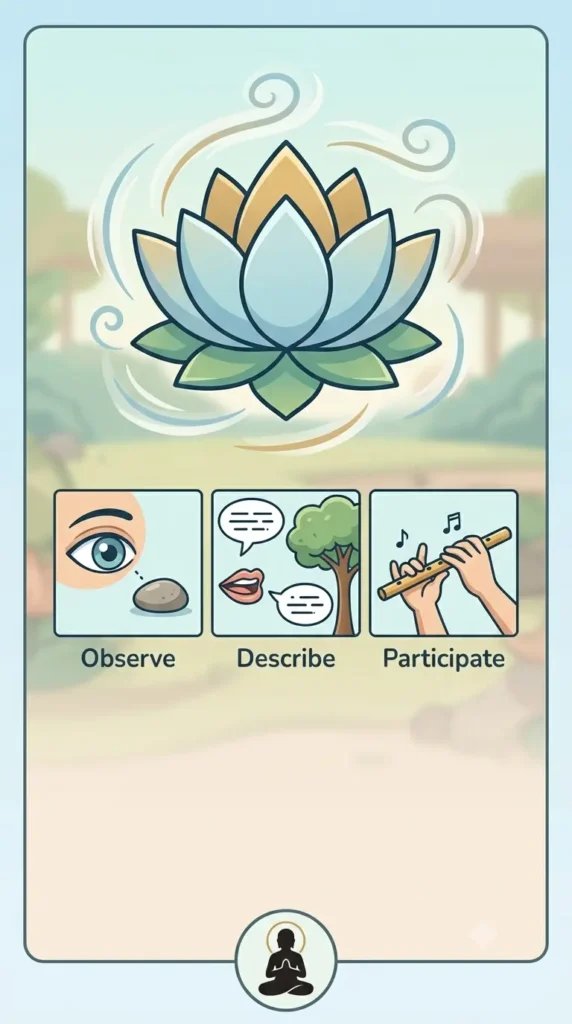 DBT mindfulness skill icon.