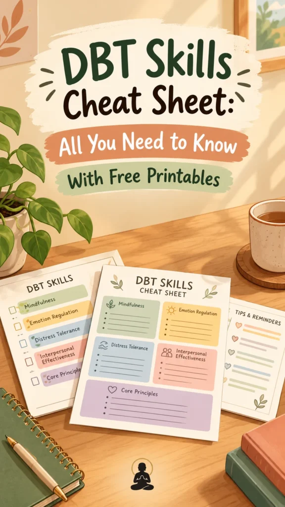 DBT Skills Cheat Sheet
