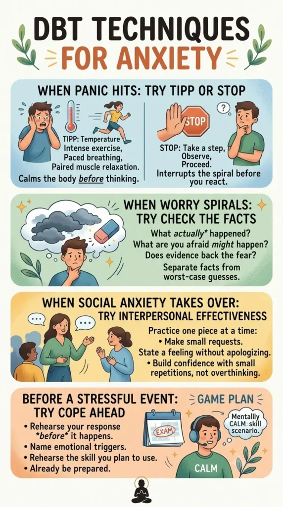 DBT techniques for anxiety.