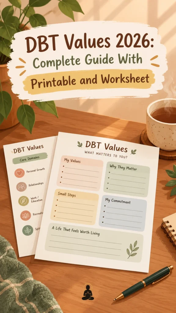 DBT Values Printable Guide