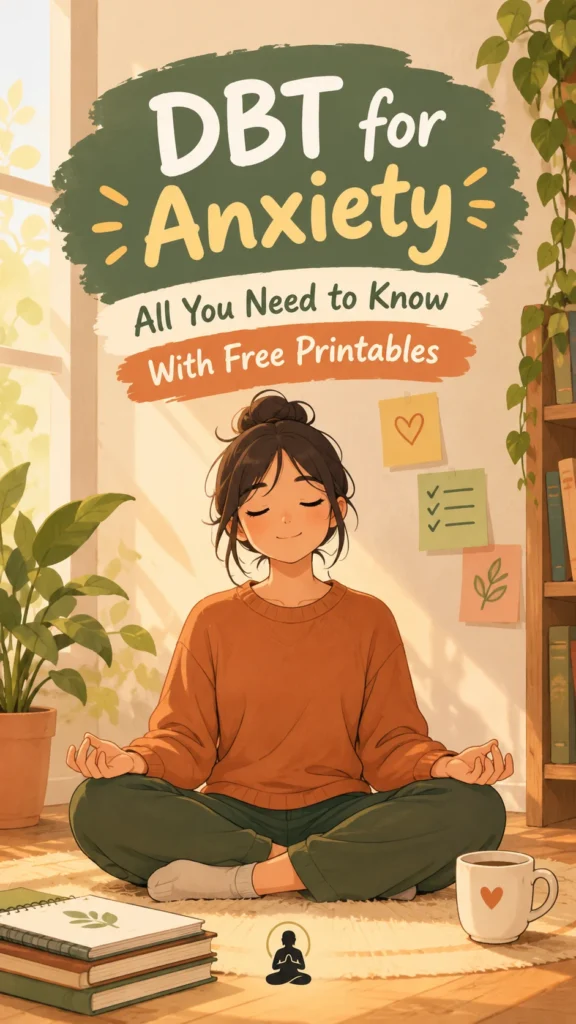 DBT for anxiety blog cover.