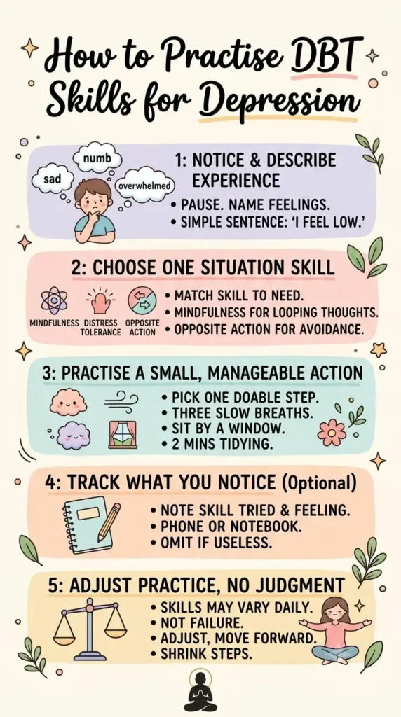 Practice DBT for depression.