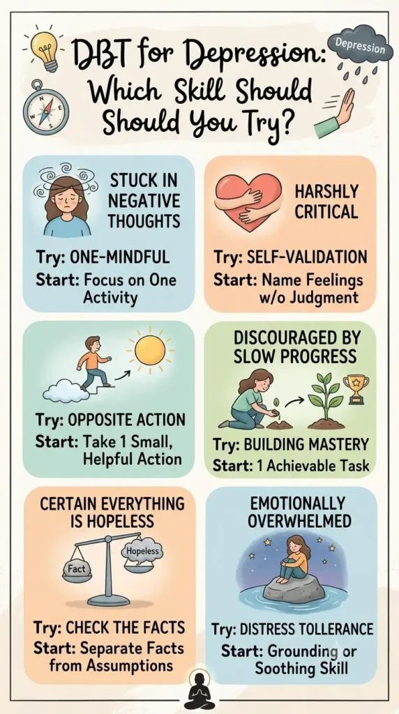 Which skill should you try - dbt for depression.