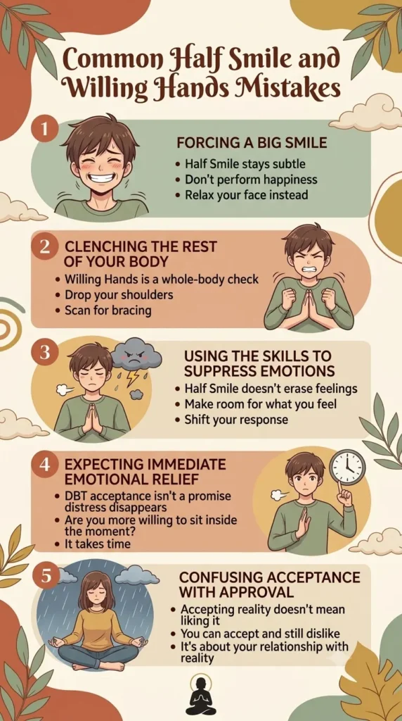 Willing Hands and half smile mistakes.